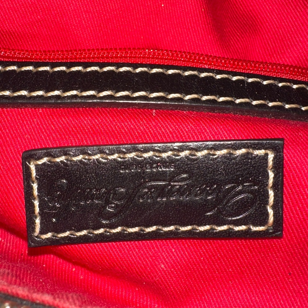 Dooney & Bourke Black and White Monogram Shoulder Bag - Picture 7 of 16